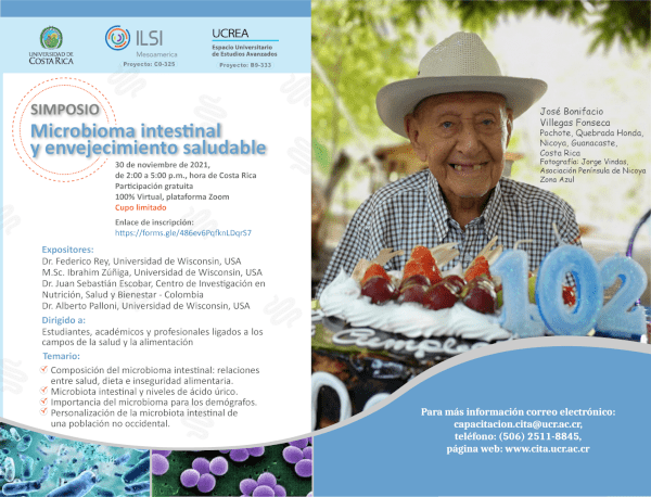 ILSI Mesoamérica-Simposio microbiota intestinal y envejecimiento saludable